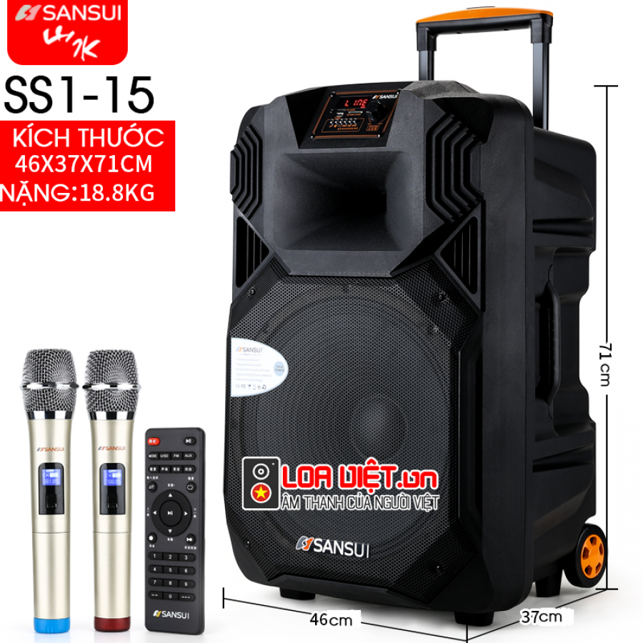 Loa Kéo Sansui SS1-15 - Bass 40